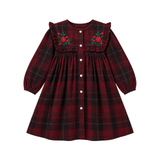 YO BABY WOVEN GIRLS DRESS (2-12Y)