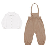 LITTLE TEMPEST GIRLS HALTER ROMPER W/SHIRT (12M-3Y)