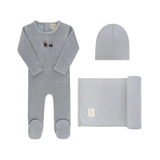AURORA EMB BEAR TAKE ME HOME SET(3M-6M)