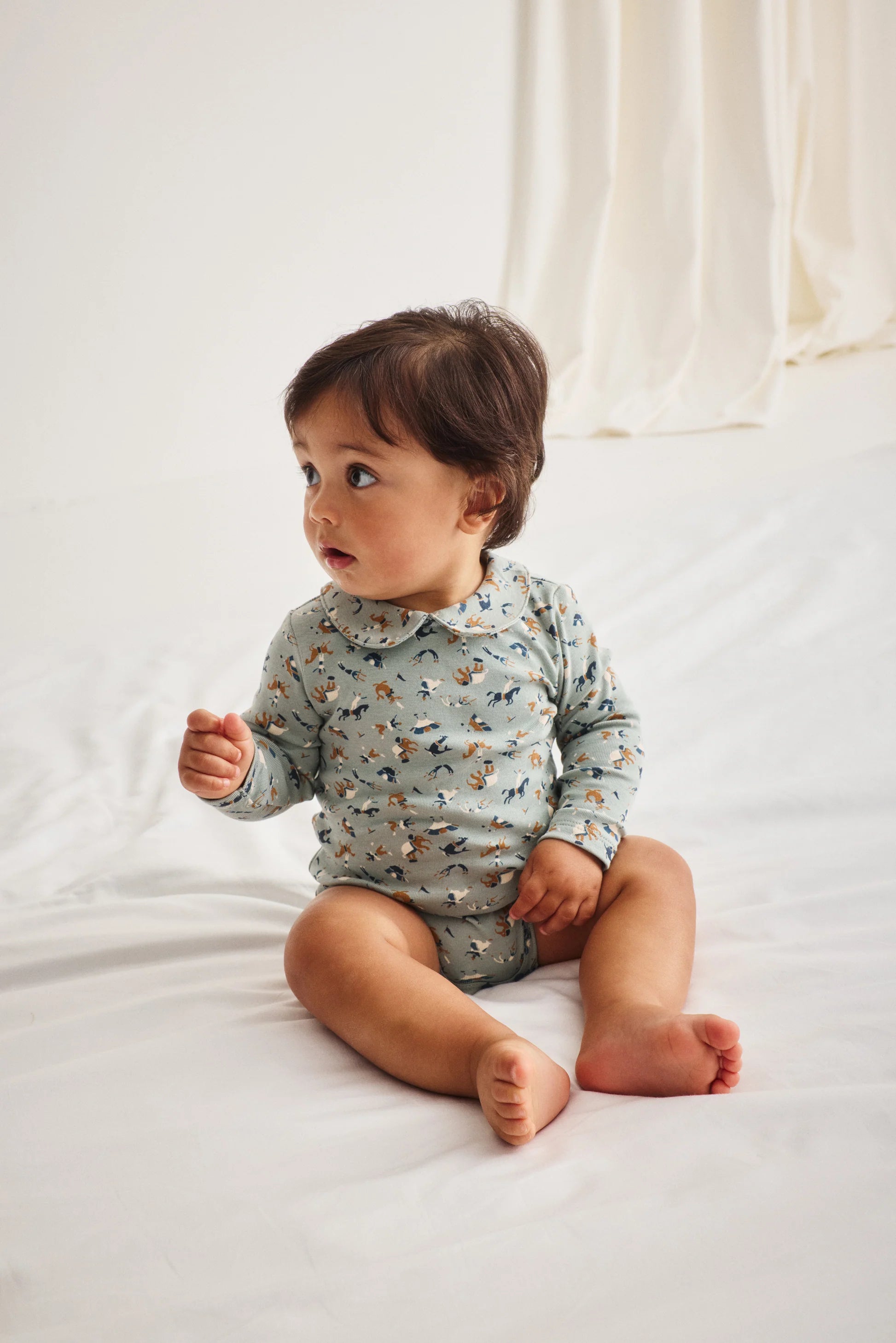 MISHA & PUFF PETIT COLLAR ONESIE (6M-24M) – Klade Children's Boutique MISHA & PUFF PETIT COLLAR ONESIE (6M-24M) – Klade Children's Boutique