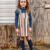 MISHA & PUFF CANVAS BUCKLE JUMPER DRESS(2-10Y)