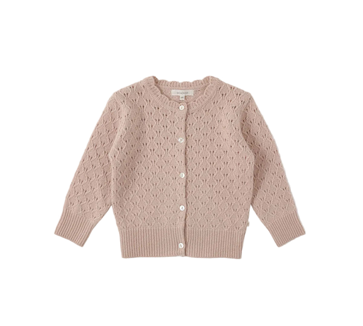BENE BENE ADELA EYELET KNIT CARDIGAN (12M-24M)