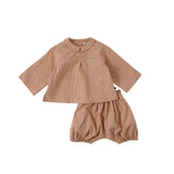 BENE BENE CANNELLE CHECK SHIRT SET (12M-24M)