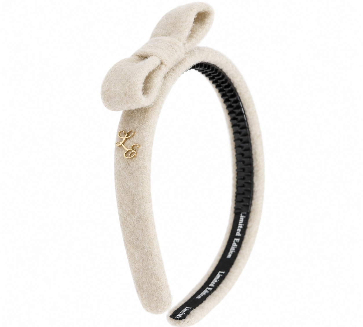 LIMITED EDITION BRUSHED WOOL BOW HEADBAND