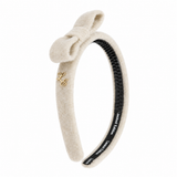 LIMITED EDITION BRUSHED WOOL BOW HEADBAND