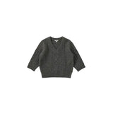 BENE BENE CABLE V-NECK PULLOVER (3-8T)