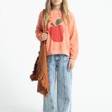 PIUPIUCHICK SWEATSHIRT W/COLLAR (3-12Y)