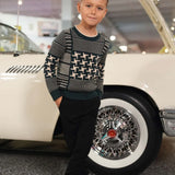 MOTU CALVIN HOUNDSTOOTH SWEATER (2-16Y)