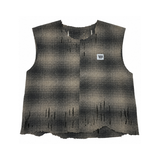 VENERA CHECK DOT VEST (12-L)