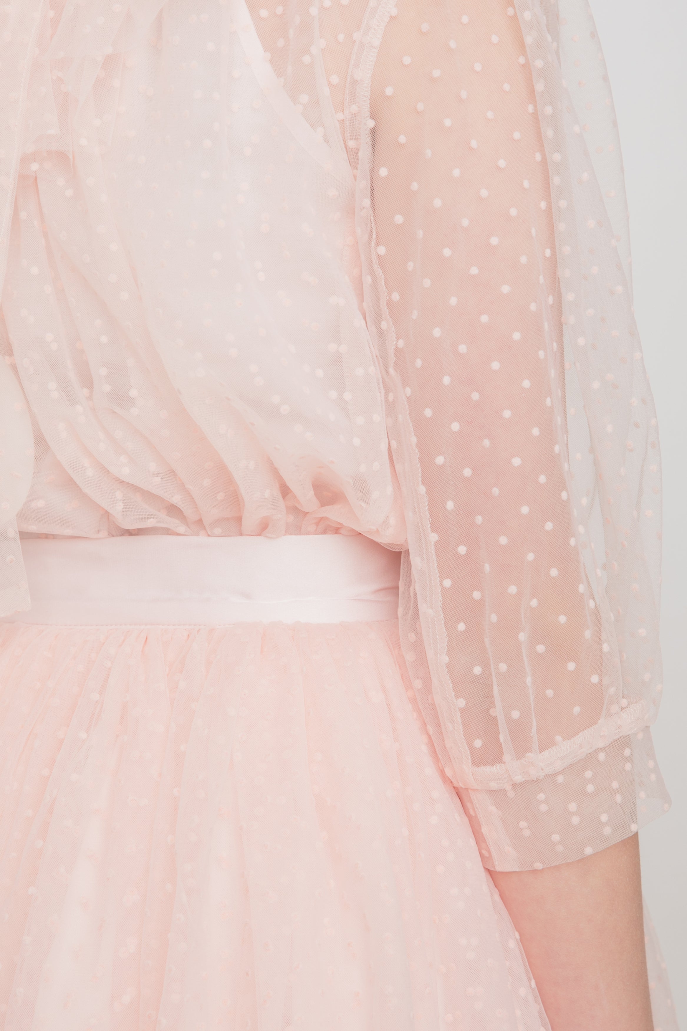 PETITE AMALIE TULLE BLOUSE (10Y-18Y)