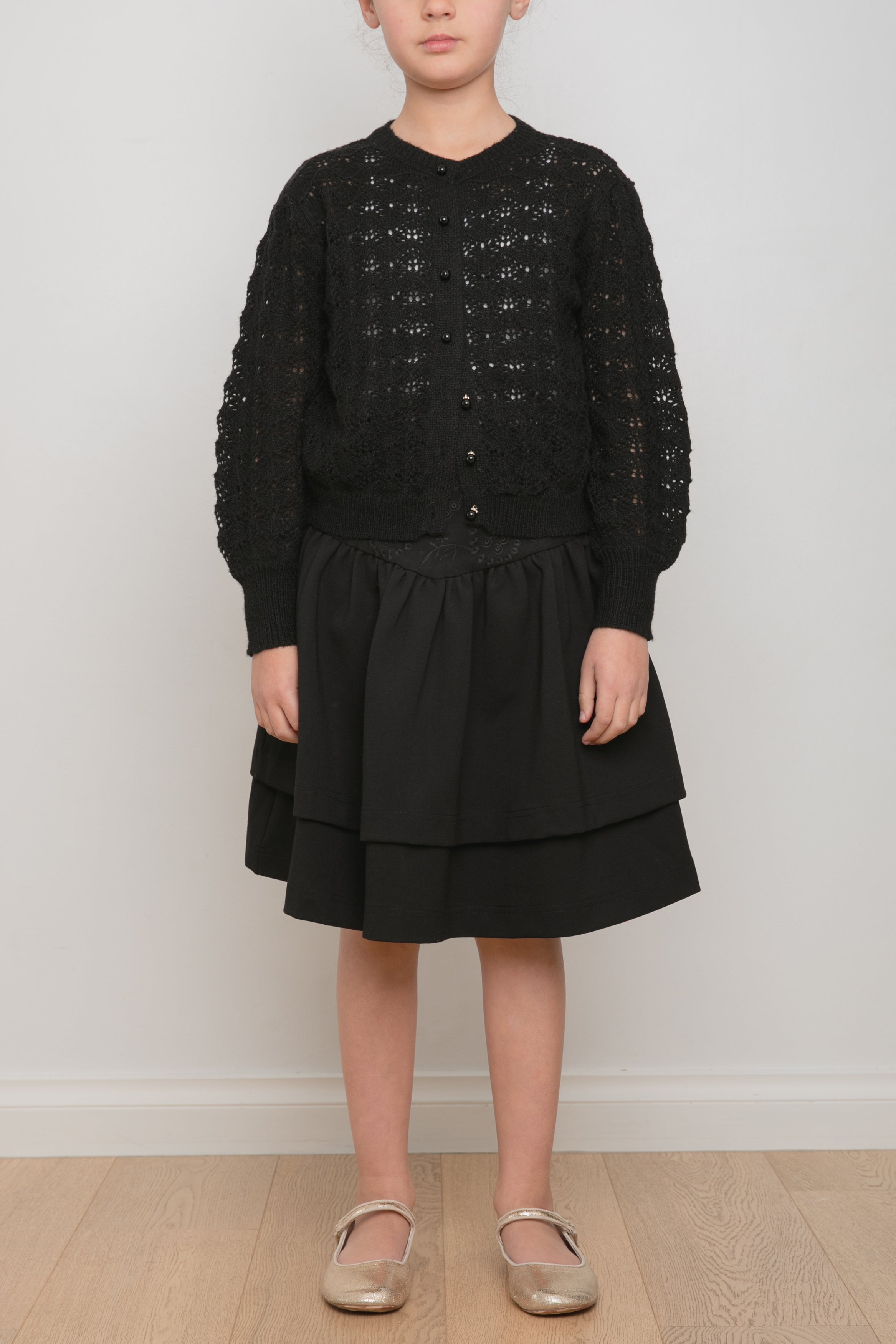 PETITE AMALIE CROCHET CARDIGAN (3Y-20Y)