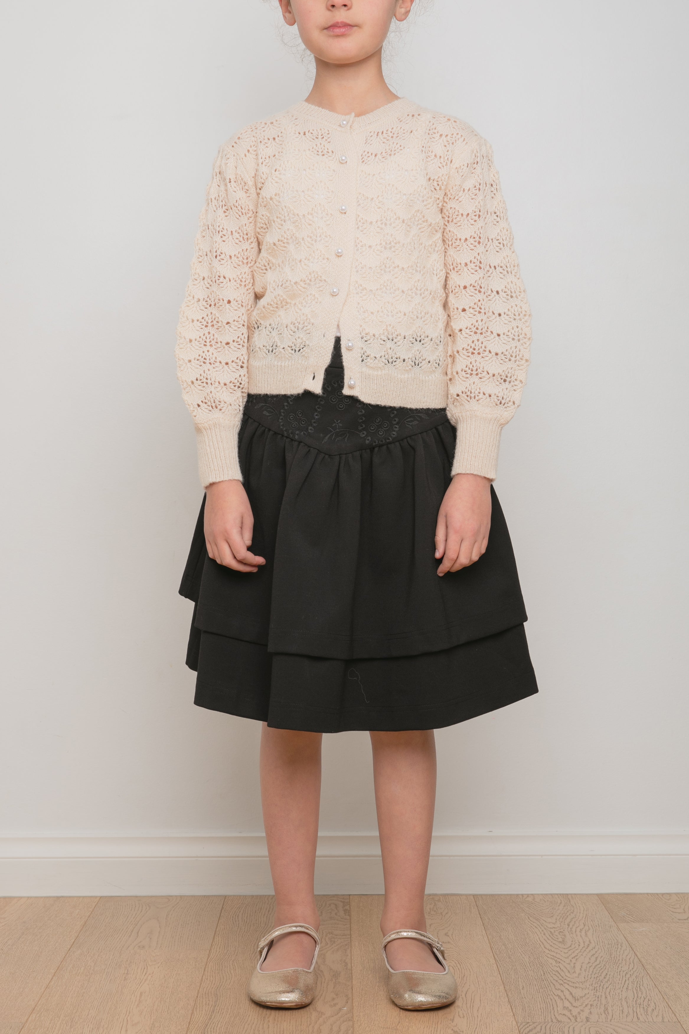 PETITE AMALIE CROCHET CARDIGAN (3Y-20Y)