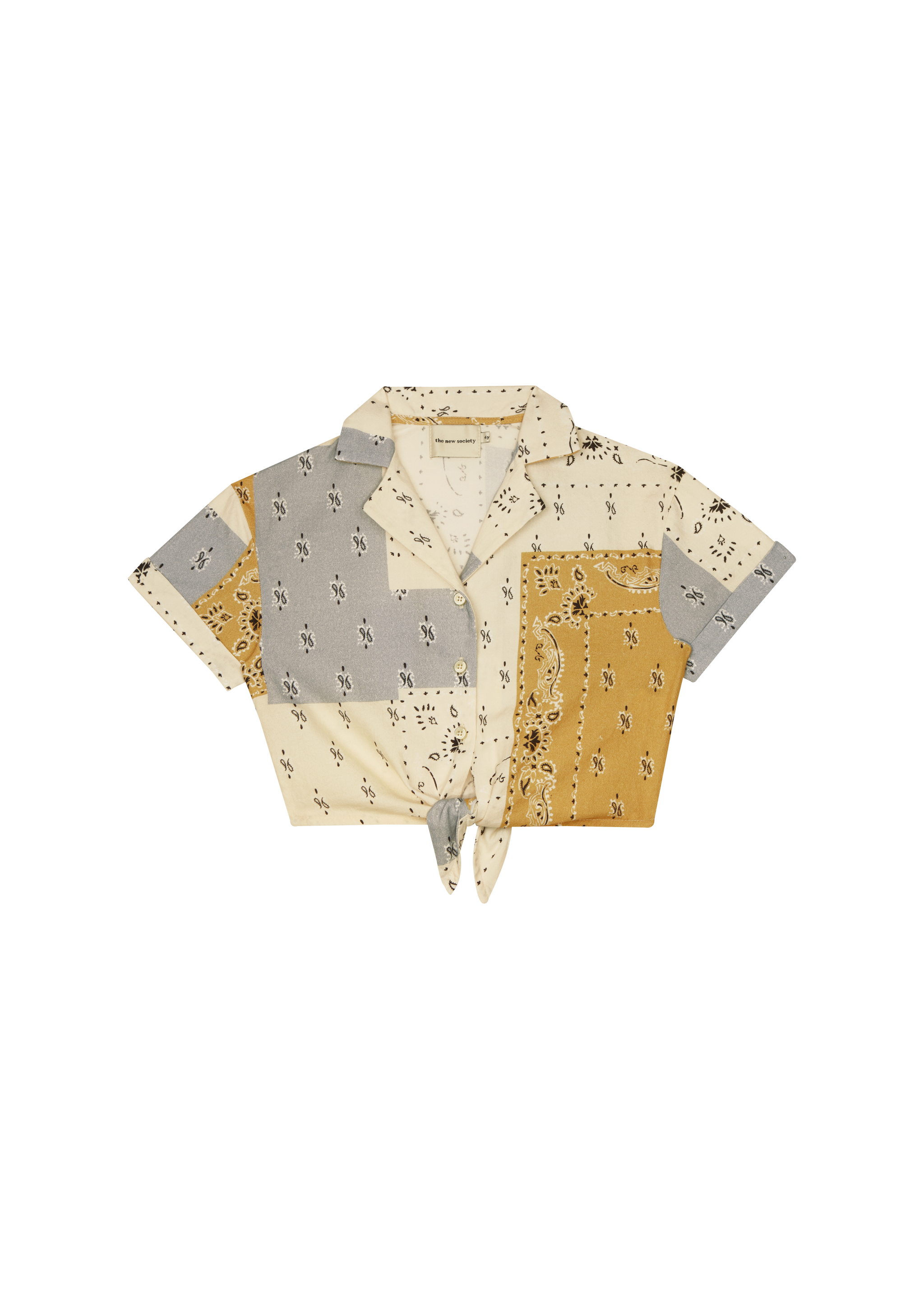 THE NEW SOCIETY BANDANA SHIRT (10Y-16Y)