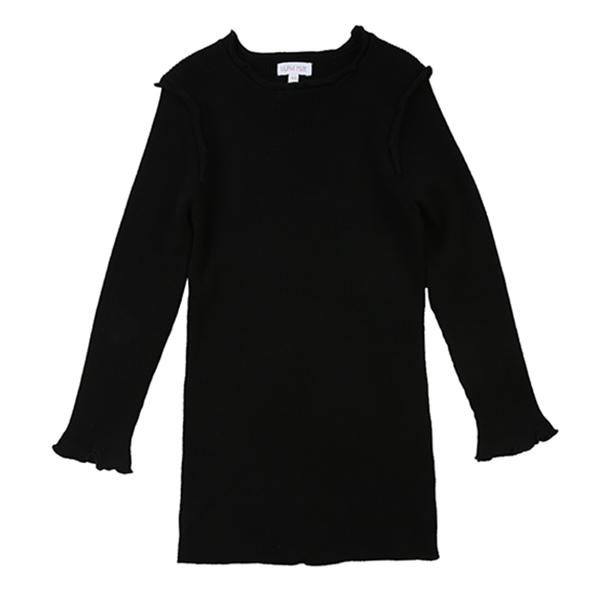 LUNA MAE RUFFLE SWEATER (XS-XL)