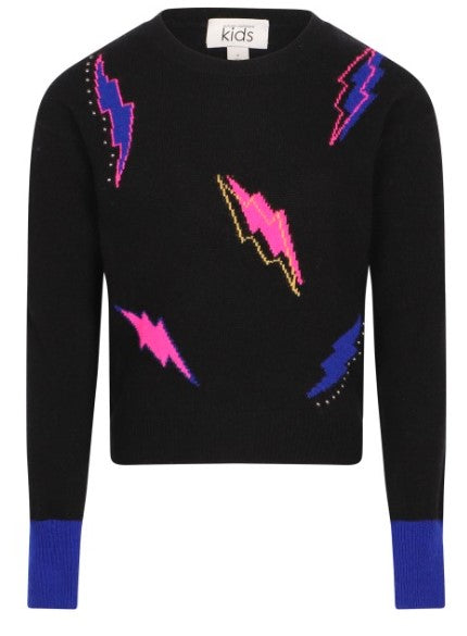 AUTUMN CASHMERE LIGHTING BOLTS TOP (10Y-16Y)
