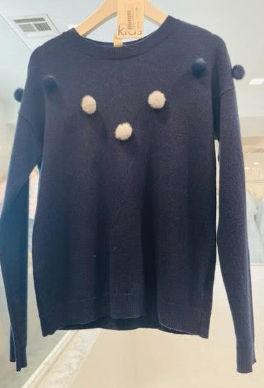 AUTUMN CASHMERE DROP SHOULDER TOP (10Y-16Y)