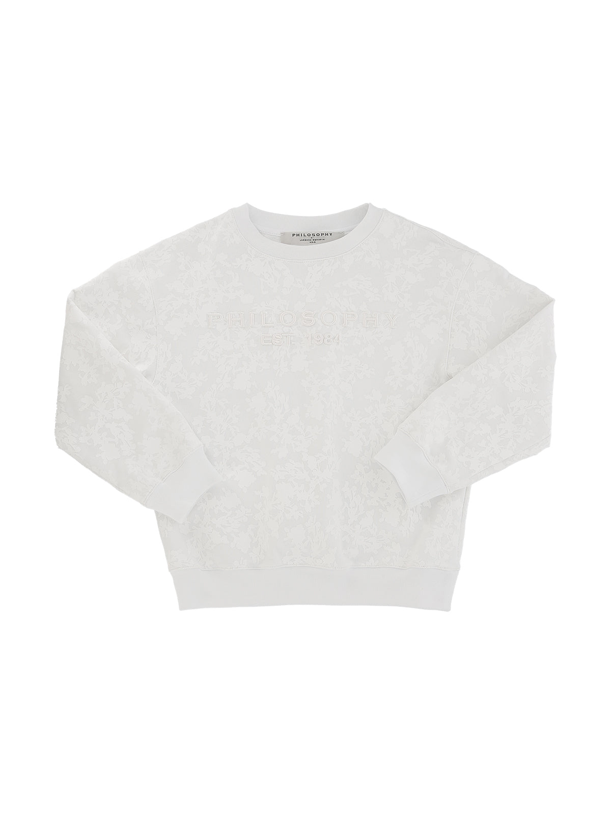 PHILOSOPHY PULLOVER CREW-NECK SWEATSHIRT (3Y-14Y)