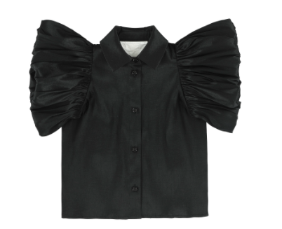 CAROLINE BOSMANS PUFF SLEEVE SHIRT (10Y-18Y)