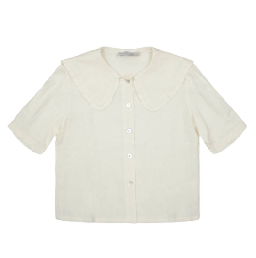 KOKORI BLOUSE ARIA MILK LINEN (8Y-16Y)