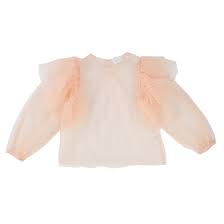 PETITE AMALIE TULLE BLOUSE (3Y-16Y)
