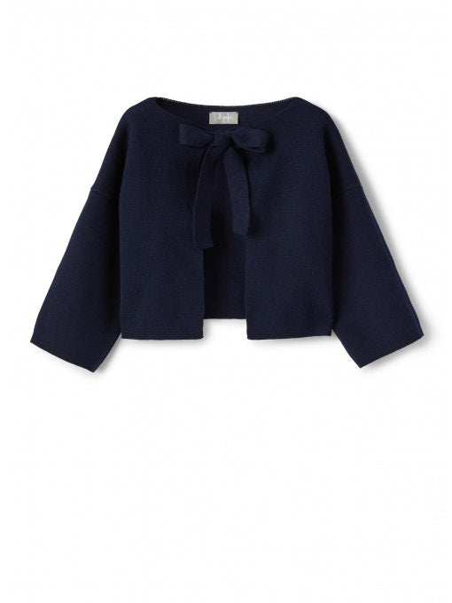 IL GUFO TIE FRONT CARDIGAN (6Y-14Y)